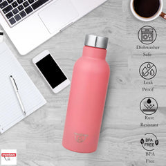 Montavo by FnS Sunset Gleam color Stainless Steel Water Bottle Capacity 750 ml