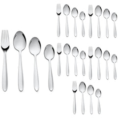 Montavo by FnS Sober Stainless Steel 24 Pcs Cutlery Set