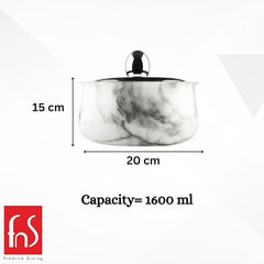 FnS Marbella Stainless Steel Casserole (1600ml)