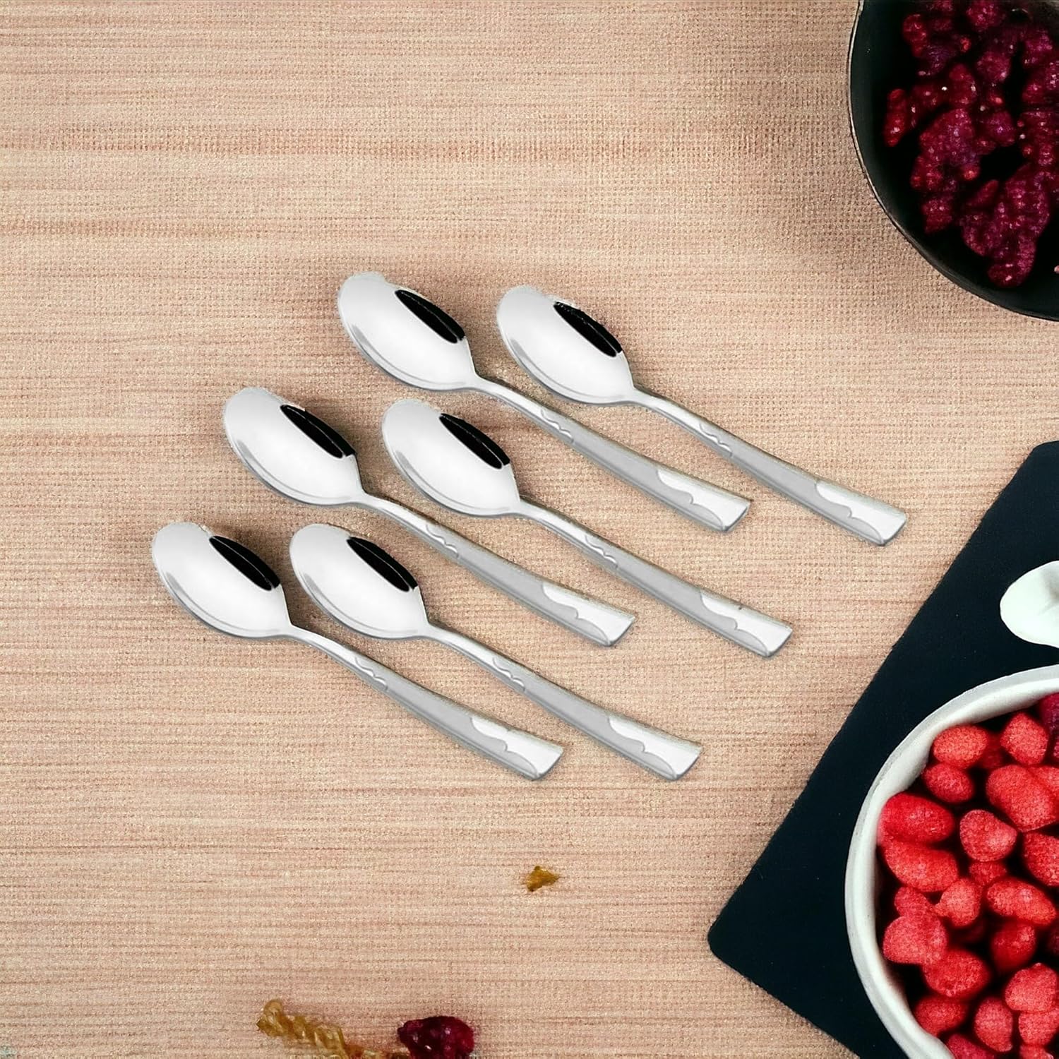 Montavo by FnS Creta stainless steel 12 Pcs Baby spoon Set