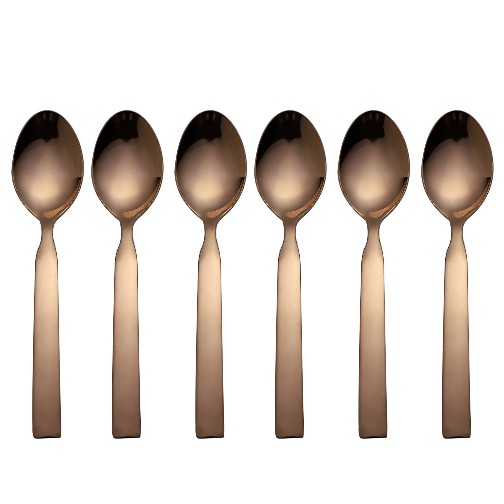 FnS Allie Stainless Steel Rose Gold 6 Pcs Dinner Spoon