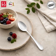 Chef Vicky Ratnani's Signature Collection By FnS Antico Stainless Steel Cutlery Teaspoon 6 Pcs Set | Premium classic elegance Handle Design Cutlery for Home, Dining & Kitchen
