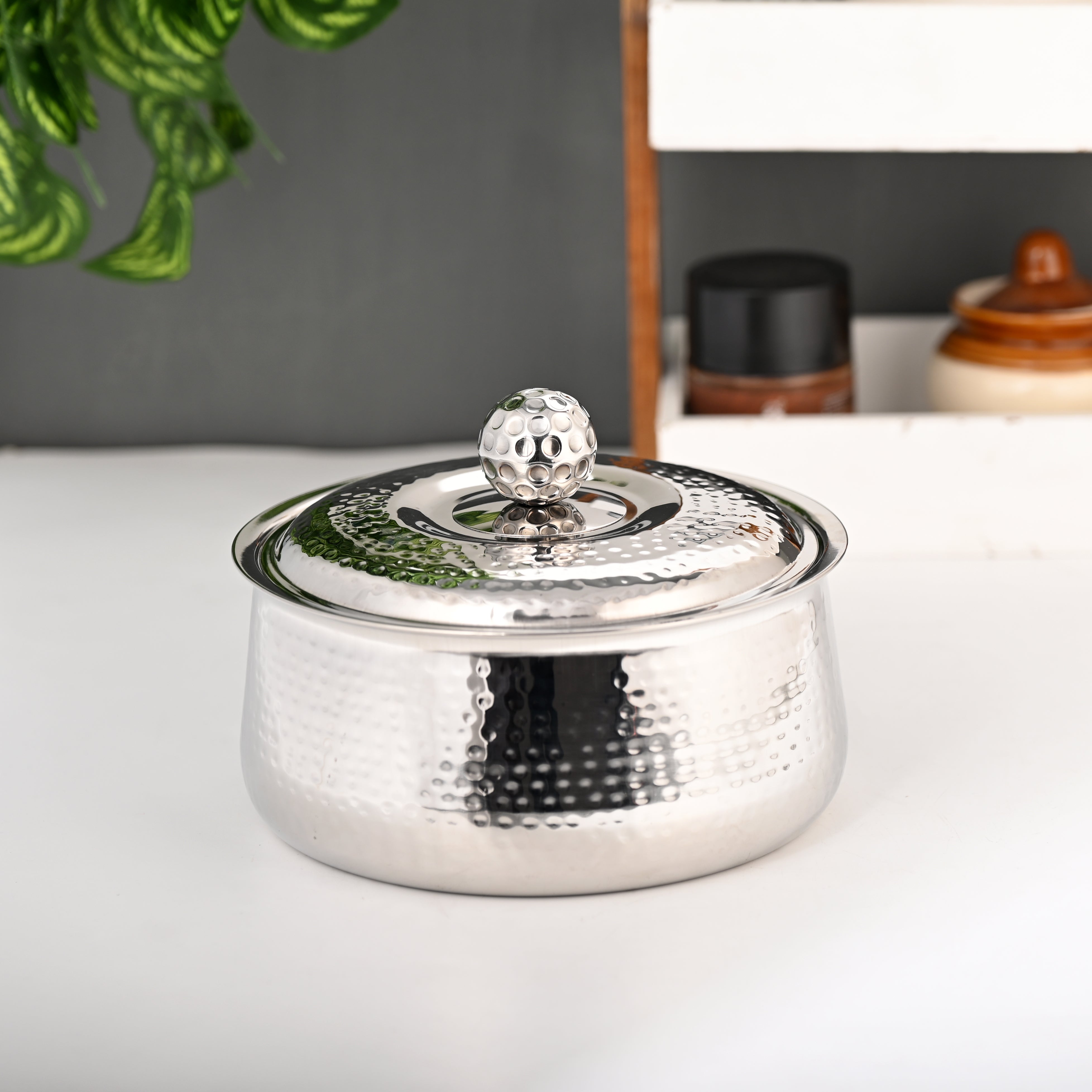 FnS Genoa Stainless Steel Casserole (3000 ML)