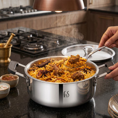 FnS NuChef Triply Stainless Steel Mini Casserole 12 cm