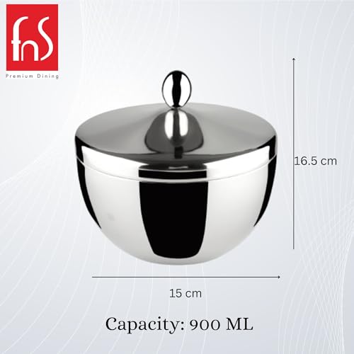 FNS Elantra Stainless Steel Casserole (900 ML)