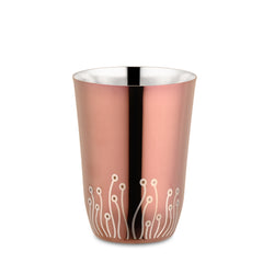 FnS Leheren Stainless Steel Rose Gold 5 pcs Dinner Thali set