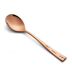 FnS GOND Stainless Steel Rose Gold Dinner Set (60 pcs)