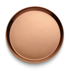 FnS BonBon Rose Gold 24 pcs Stainless Steel Dinner Set (6 Thali, 12 Katori (Bowl), 6 Dinner Spoon)