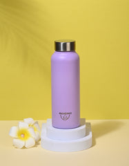 Montavo by FnS Lilac Mist color Stainless Steel Water Bottle (Capacity 750 ml)