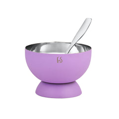 FNS Mellora Multi Color Dessert Bowl Set of 6 Bowl & Spoon for Ice Cream