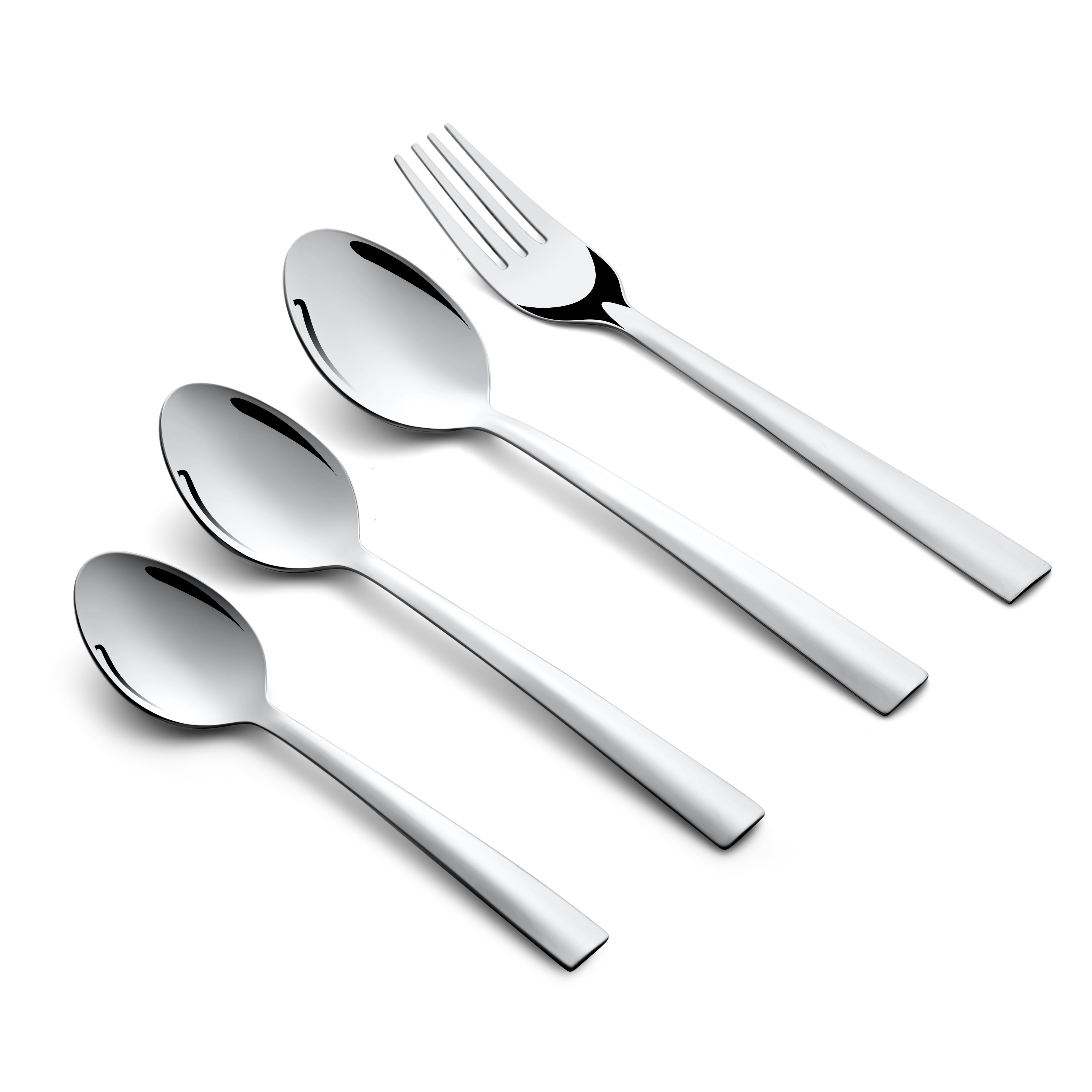 Montavo by fns Amigo Stainless Steel 24 Pcs Cutlery Set with Hanging Stand