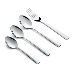 Montavo by fns Amigo Stainless Steel 24 Pcs Cutlery Set with Hanging Stand