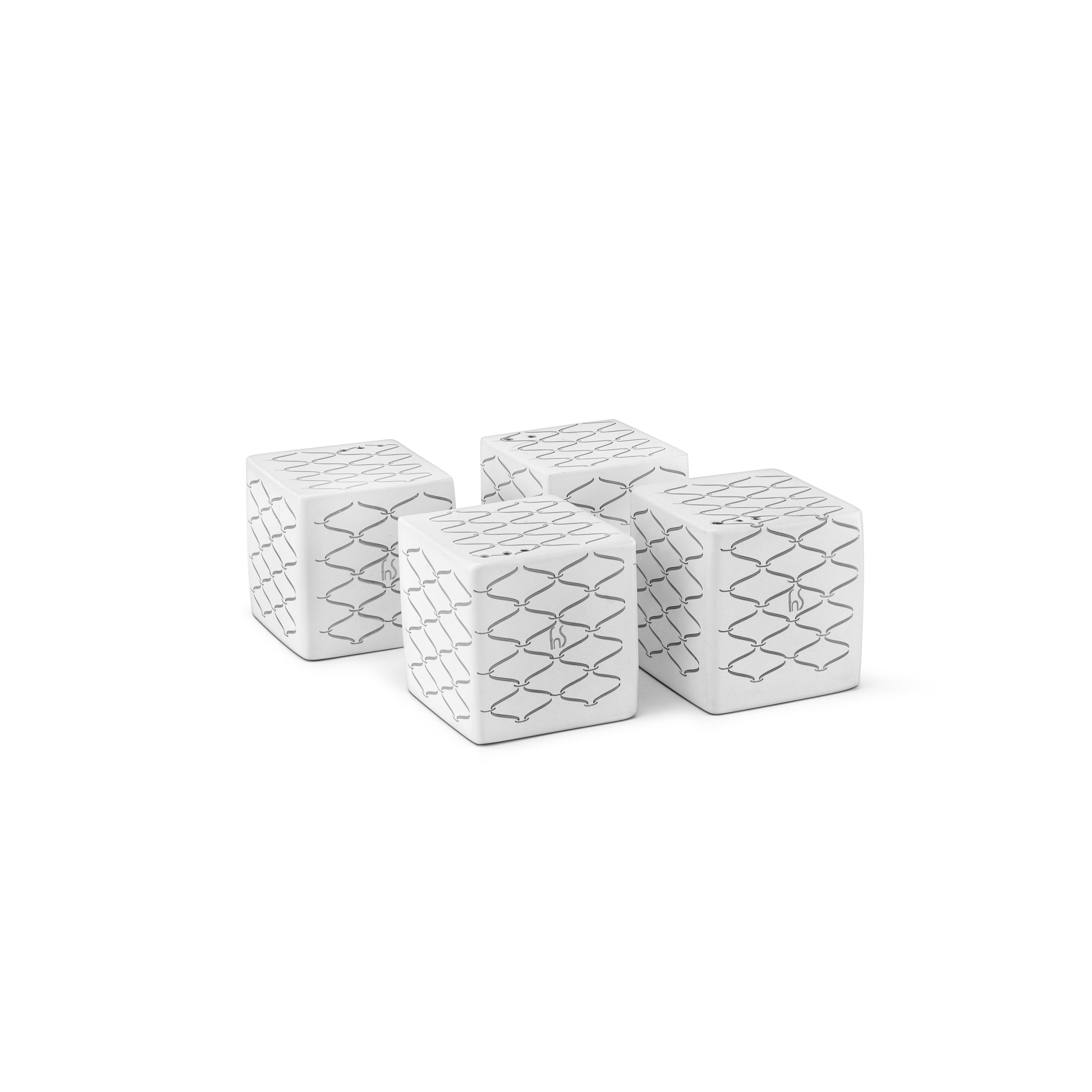 FnS Stainless Steel 2 Pc Salt & Pepper Shaker