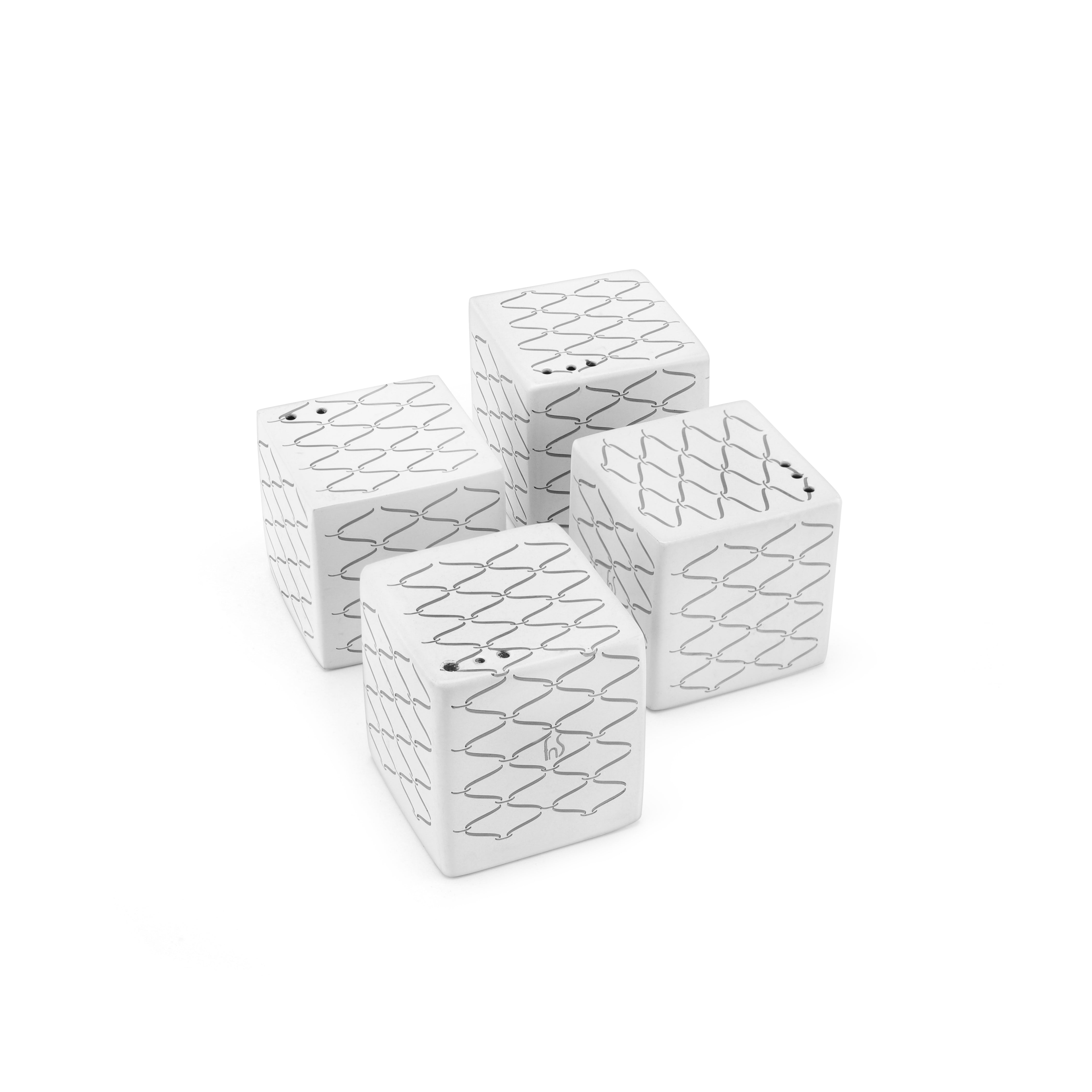 FnS Stainless Steel 2 Pc Salt & Pepper Shaker