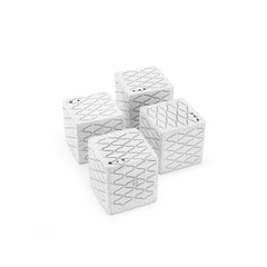 FnS Stainless Steel 2 Pc Salt & Pepper Shaker