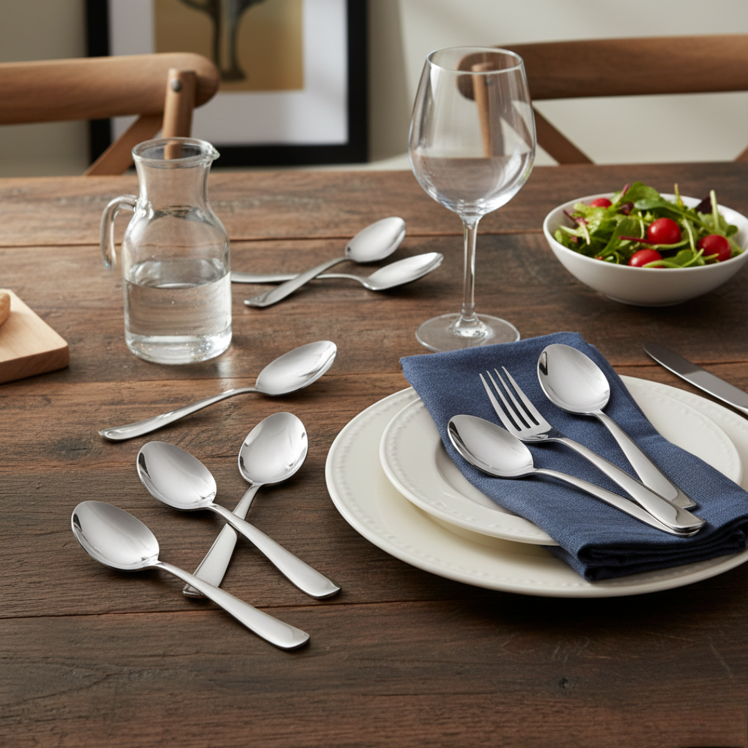 Montavo by FnS Verona 6 Pcs Dessert Spoon Set