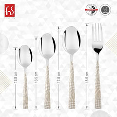 Montavo by FnS Lush Premium 24 Pcs Cutlery Set with Stand