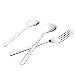 Montavo by FnS Lisbon Cutlery Set 18 pcs with Hanging Stand (6 Dinner Spoon, 6 Dinner Fork, 6 Teaspoon, & 1 Cutlery Stand)