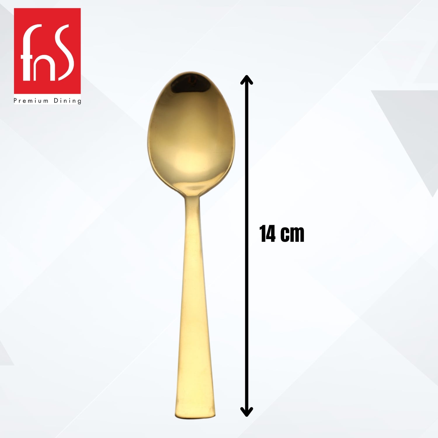 Montavo by FnS  Alexa Gold Stainless Steel 6 Pcs Teaspoon Set