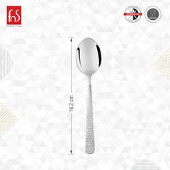 FnS Madrid 6 Pcs Baby Spoon with Hammer Finish on Handle