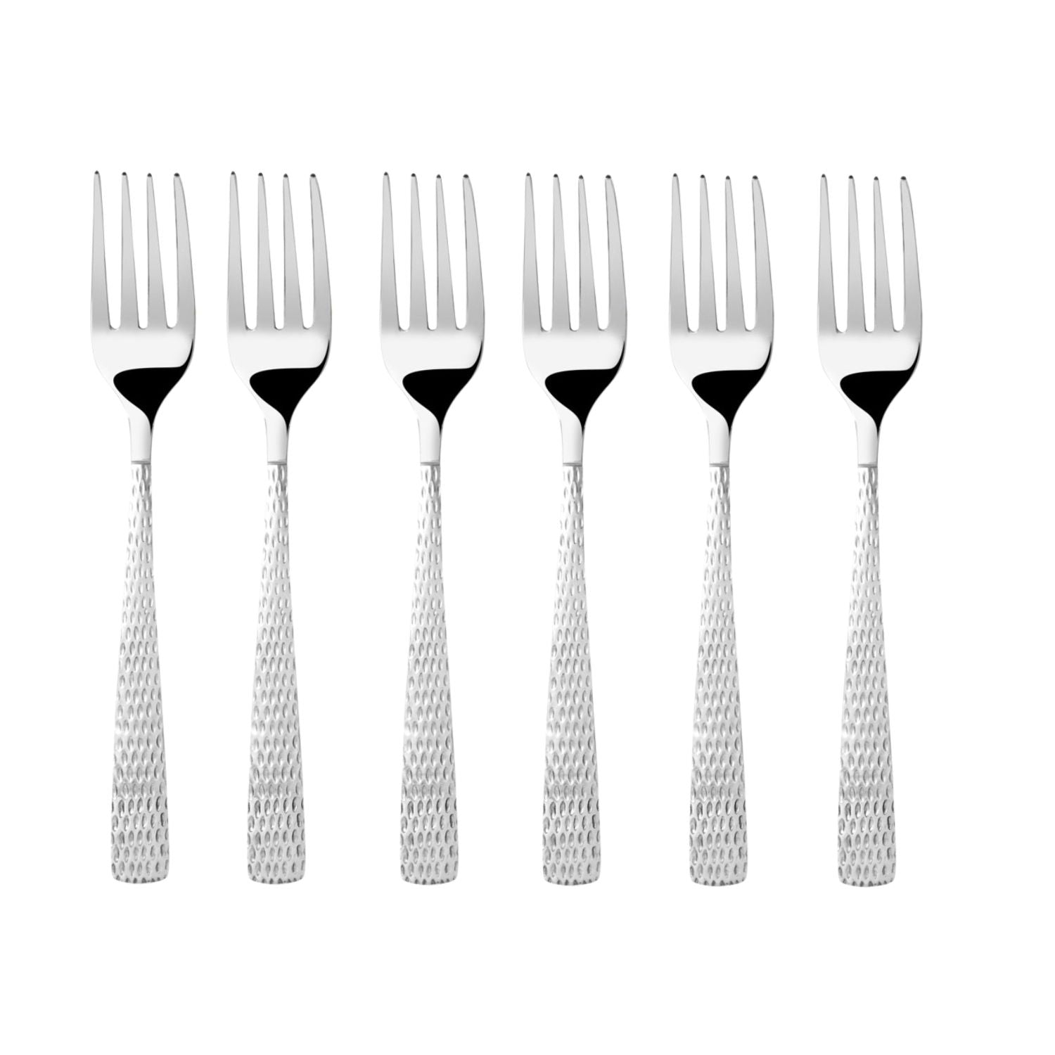 FnS Madrid 6 Pcs Stainless Steel Dinner Fork