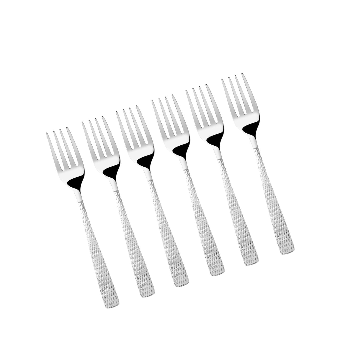 FnS Madrid 6 Pcs Stainless Steel Dinner Fork