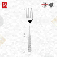 FnS Madrid 6 Pcs Stainless Steel Dinner Fork