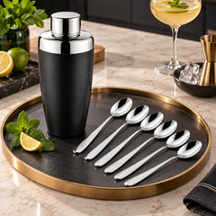 Montavo Verona Tea Spoon & FnS Cocktail Shaker Hosting Combo Set