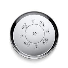 FnS Mandala Laser Design Stainless Steel 5 pcs Dinner Thali Set