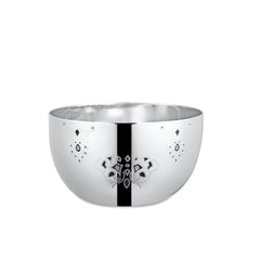 FnS Mandala Laser Design Stainless Steel 5 pcs Dinner Thali Set