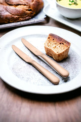 FnS Rosella Rose Gold Stainless Steel Dinner/Butter Knife Set of 2, for Home, Kitchen and Dinning