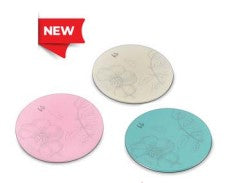 Fns ODIEL Round Multi-Coloured Stainless Steel Coasters – Set of 6