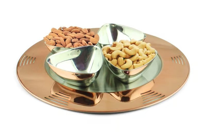 FnS Trino Stainless Steel Snacks Serving Set