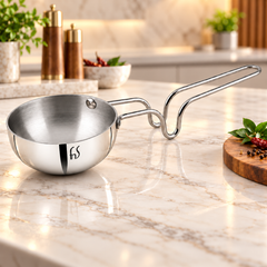 FnS NuChef Stainless Steel Tadka Pan 12 cm