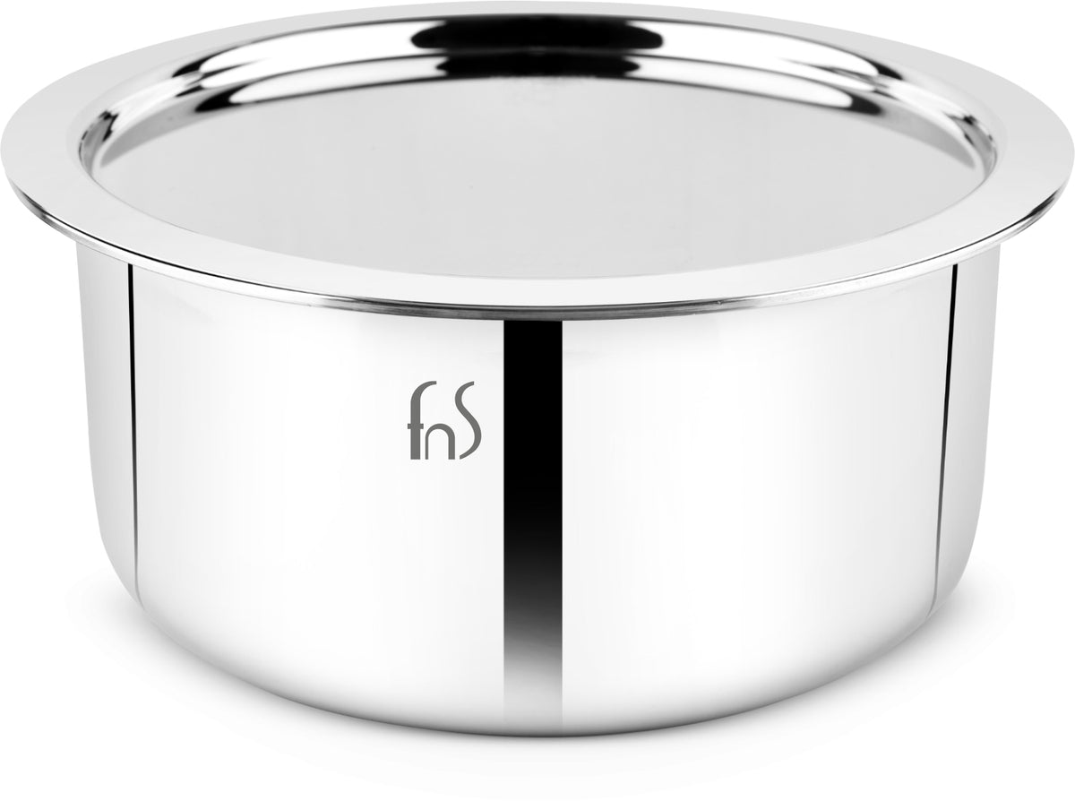 FnS NuChef Cookware Triply Tope 18 CM