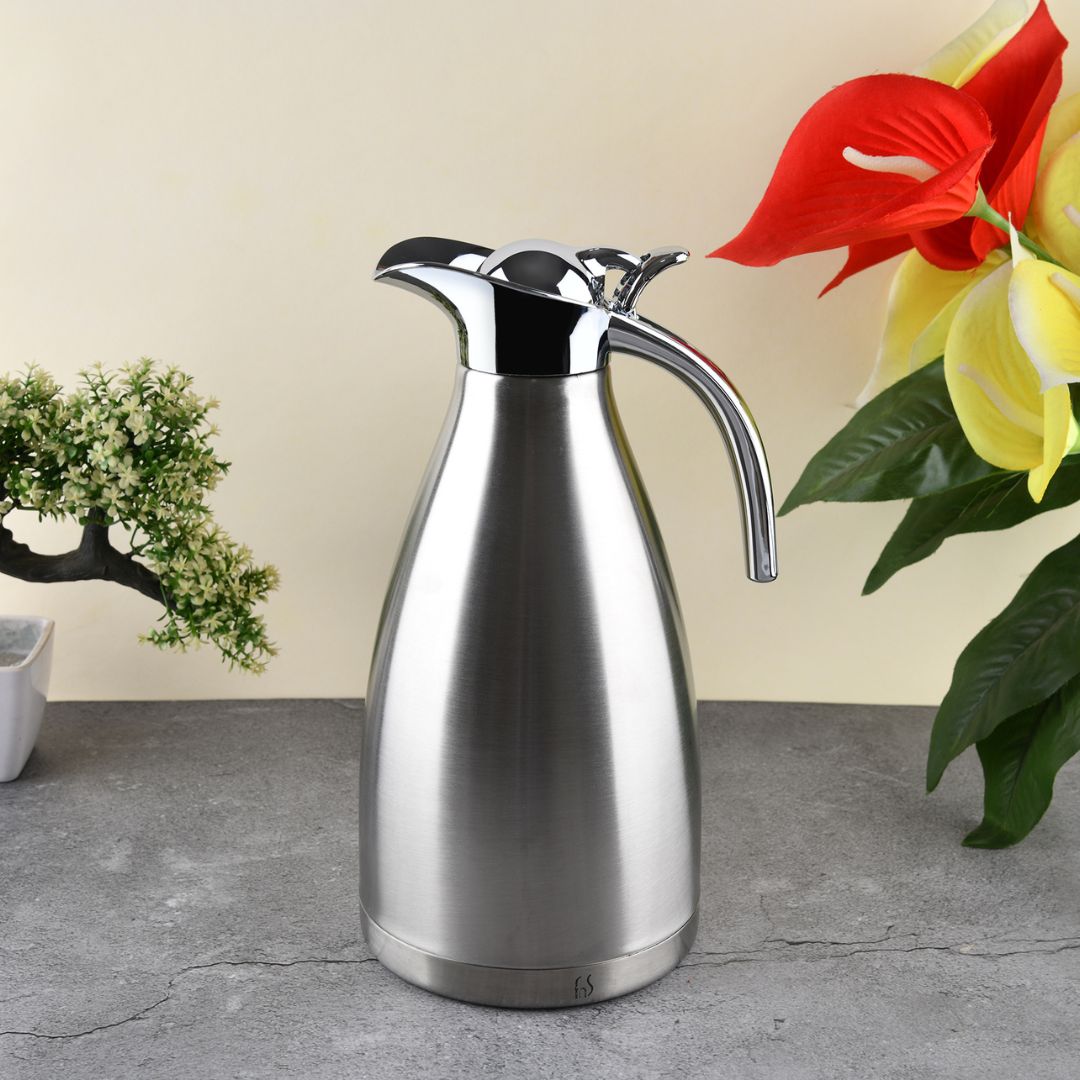 Buy FnS Stainless Steel Coffee Thermos Carafe – Litre