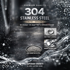 Chef Vicky Ratnani’s Signature Collection By FnS Wales Stainless Steel 18 Pcs Cutlery Set with Box Pack | 6 Dinner Spoons, 6 Dinner Forks, 6 Tea Spoons