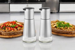 FnS Stainless Steel Elley Oil and Vinegar Dispenser Set 320 ml each (Set of 2)
