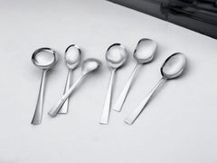 FnS Slim Line Premium Stainless Steel 6 pcs Serving Spoons Set