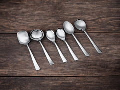 FnS Slim Line Premium Stainless Steel 6 pcs Serving Spoons Set