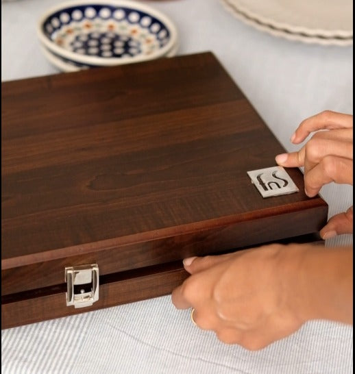FnS Beau 24 pcs cutlery set with Wooden Box