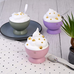FNS Mellora Multi Color Dessert Bowl Set of 6 Bowl & Spoon for Ice Cream