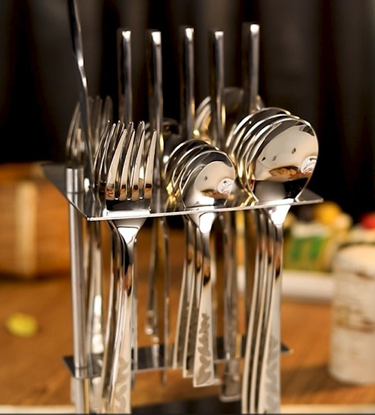 Motif Stainless Steel Cutlery Set of 24 pcs with Hanging set