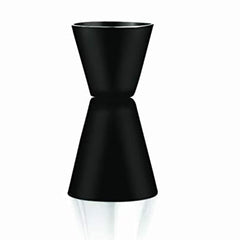 FNS black matte dual jigger peg measure stainless steel cocktail measuring tool