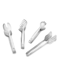 fns pastry tong 22cm delicate dessert server stainless steel baking utensil with refined grip