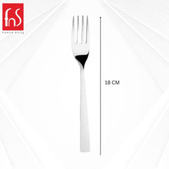 Single Trendz dinner fork showing 18cm length measurement specificationRetry