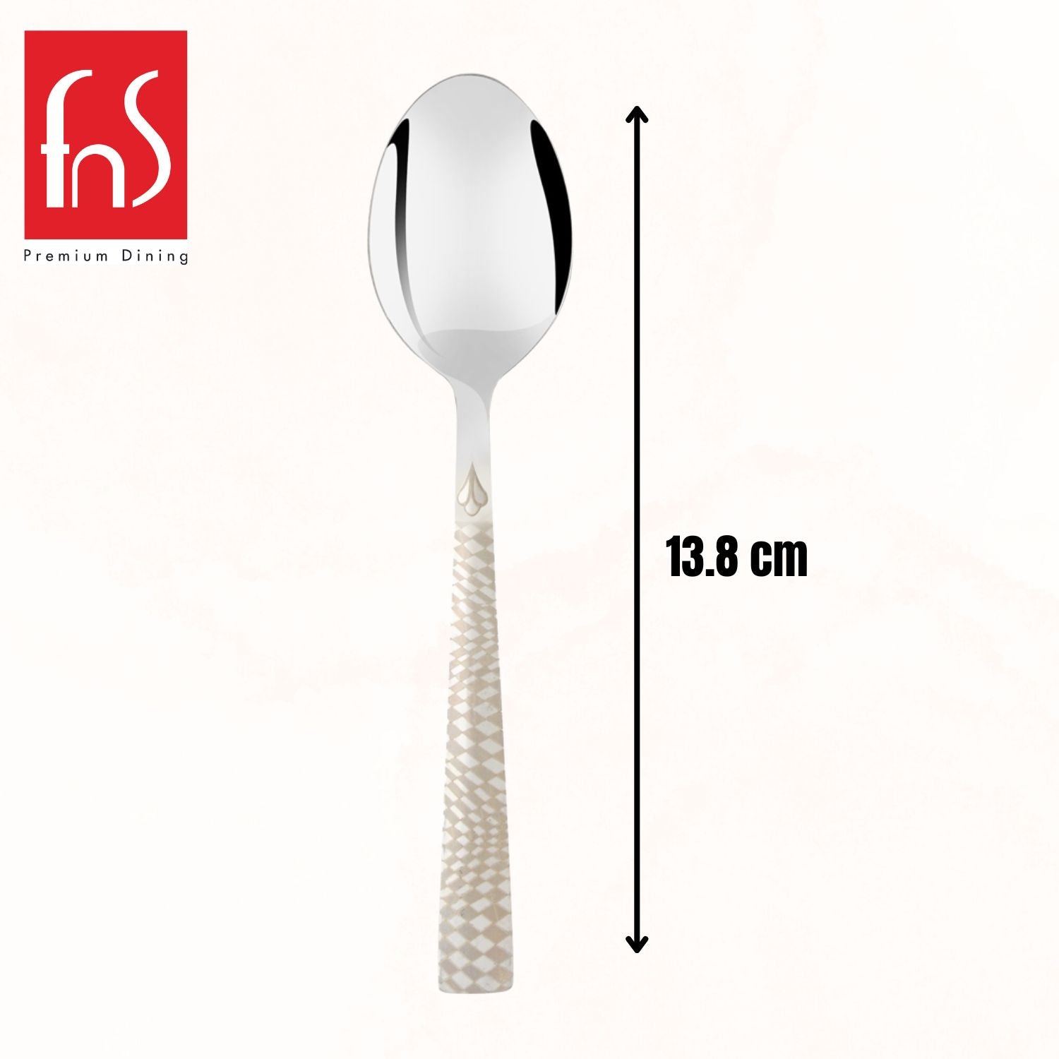 Montavo by FnS Lush Laser Design Stainless Steel 6 Pcs Teaspoon Set