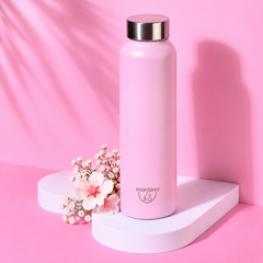 Montavo by FnS Blush Bloom Stainless Steel Water Bottle  1L