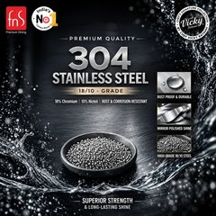 Chef Vicky Ratnani's Signature Collection By FnS Antico Stainless Steel 24 Pcs Cutlery Set with Box Pack | 6 Dinner Spoon, 6 Dinner Fork, 6 Dinner Knife/Butter Knife, 6 Teaspoon | Premium classic elegance Handle Design Cutlery for Home, Dining & Kitchen