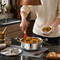FnS NuChef Triply Stainless Steel Mini Casserole 12 cm